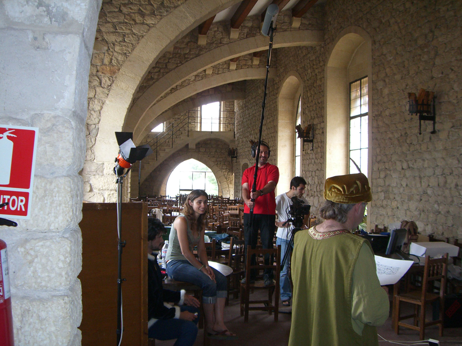 Rodatge al castell de Sant Martí Sarroca